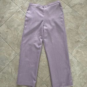 Alfred Dunner - Purple Pull On Pants - Size 10
